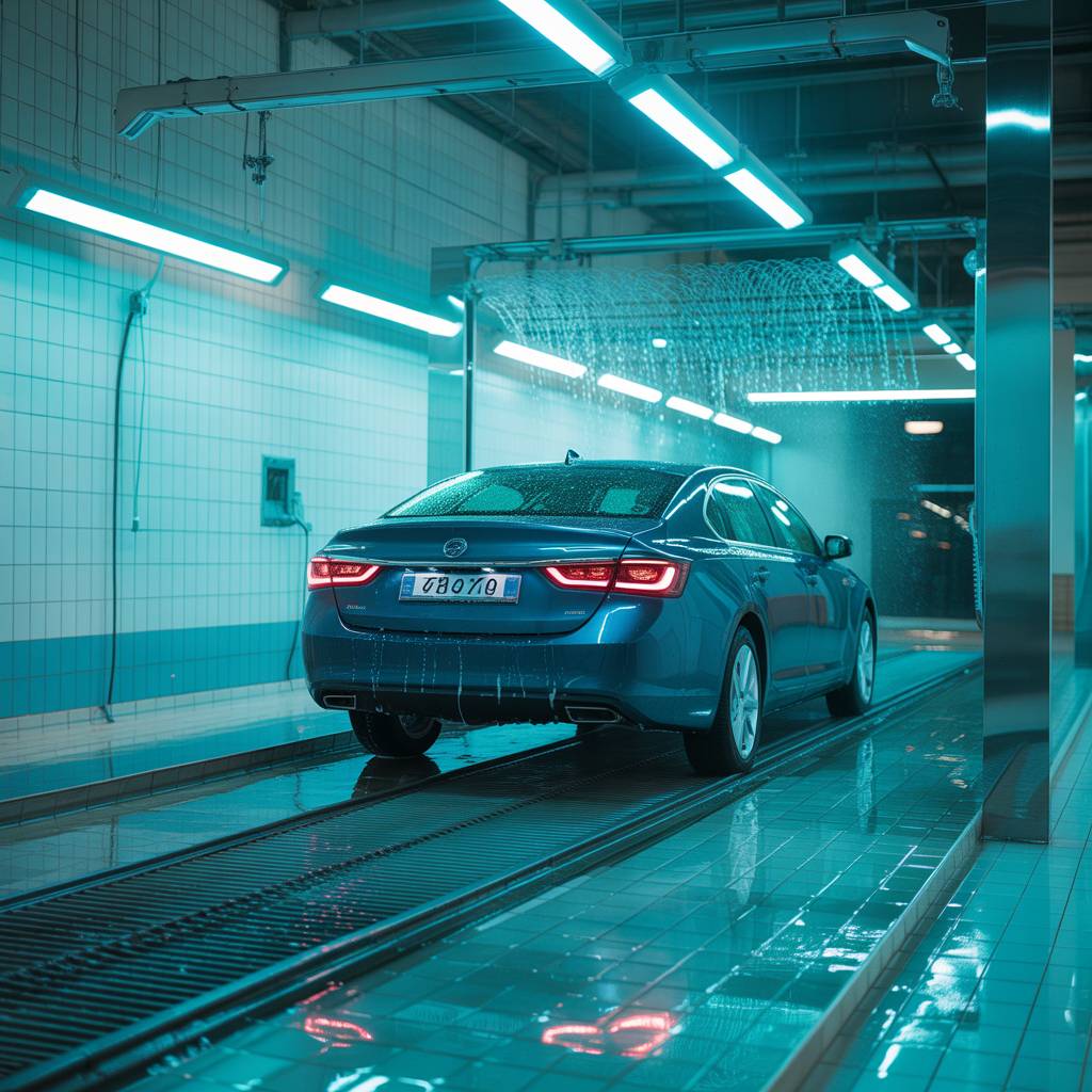 Station de lavage moderne