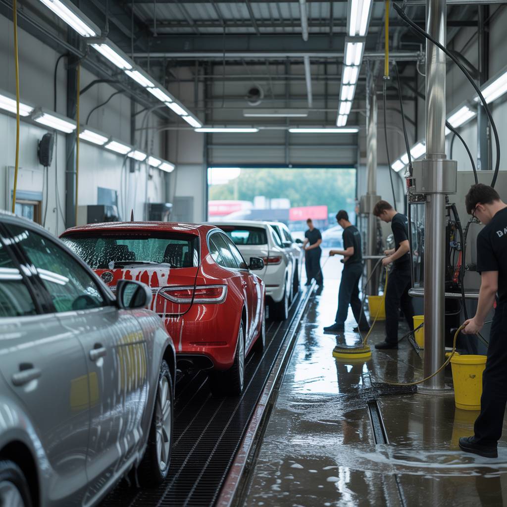 Résultat lavage premium BMW